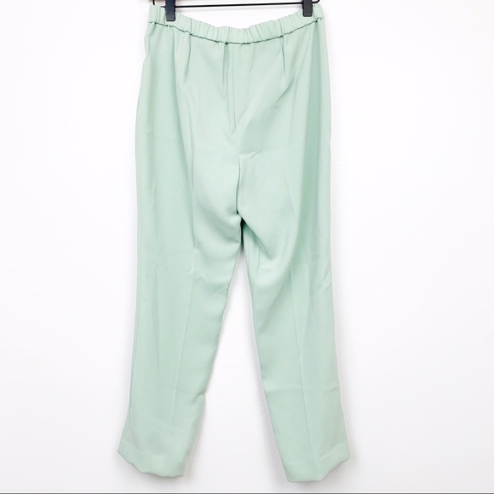 Theory Basic Pull On Pant Cropped Opal Green - image 7